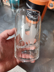 Central Street Farmhouse Beer Can Glass