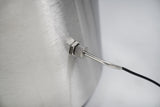 Close-up of temperature probe; mounted in kettle back.