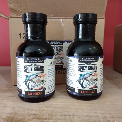 Blue Shark Hot Blueberry Syrup - The Spicy Shark