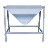 Metal stand for grape crusher/destemmers.