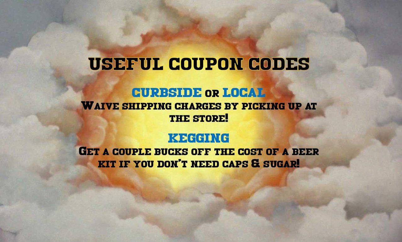 Suggested coupon codes